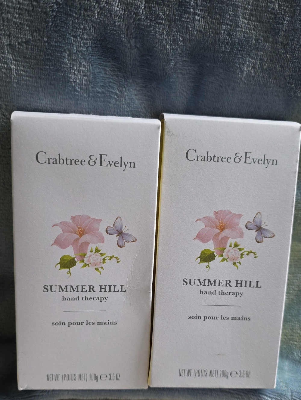 Crabtree & Evelyn Summer Hill Hand Therapy - Pink Floral Artwork